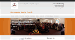 Desktop Screenshot of morningsidebaptistchurch.com