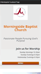 Mobile Screenshot of morningsidebaptistchurch.com
